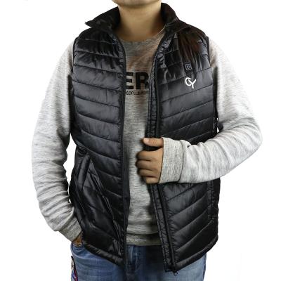 China Winter Sale Low MOQ Adjustable Heated Vest Premium Quality Warm Cotton Heated Sleeveless for sale