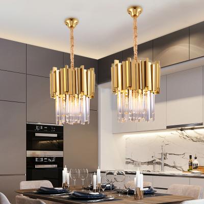 China Contemporary Ceiling Pendant Light 18w Led Luminous Copper Chandelier Decorative Lights For Home for sale