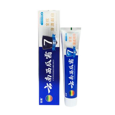 China Factory price 180g white color watermelon gel toothpaste whitening for fresh breath for sale