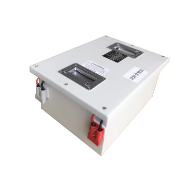 China 24V 60AH LiFePO4 Lithium Battery For AGV / RGV / Shuttle Vehicle In Metal Case for sale