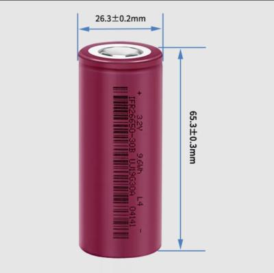 China Höhen-Energie 10C entladen Batterie-Zelle 26650 3.2V 3000mah der Raten-LiFePO4 zu verkaufen