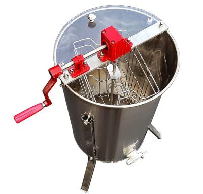 China Beekeeping tools stainless steel 2 Frames honey processing machine/manual honey extractor machine for sale