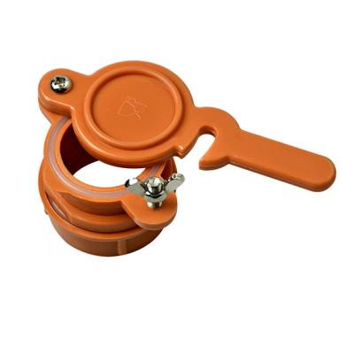 China Beekeeping Tool Food Grade Plastic Honey Gate Nylon Honey Extractor Valve Honey Bucket Gate for sale