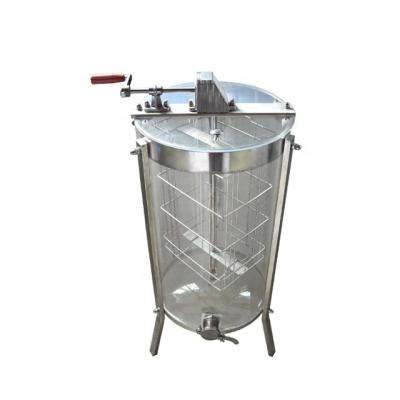 China Manual Clear Acrylic & 304SS Inner Basket 2 Frames Transparent Honey Extractor for sale