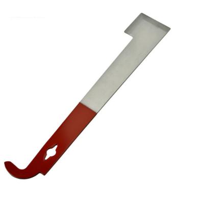 China Beekeeping Equipment bee hive Tools Stainless Steel hive Scraper with Hook en venta