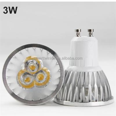 China Super high quality brilhante holofotes LED GU10 LED indoor lighting bulb lighting 3w led bulb for sale