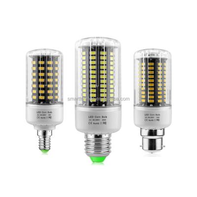 China Plastic No Flickering E27 E14 B22 LED Corn Spot Light Bulb 5W 9W 15W 20W Indoor Corn Lamp Light Home Bulb for sale