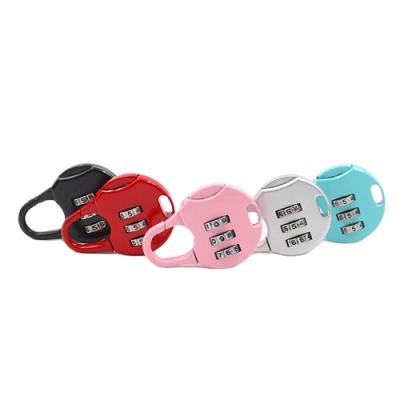 China Mini 3 Digit Gymnasium Bath Pool Locker Combination Lock Zinc Alloy Padlock for sale