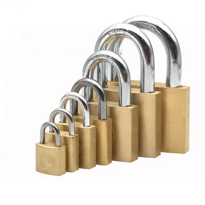 China Suitcase/travel/luggage/GYM bag 40MM sample available cheap price brass padlock lock for gym locker and warehouse for sale