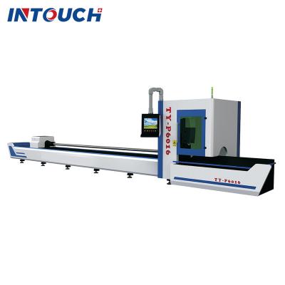 China Laser CUTTING Fiber Laser Cutting Machine Cypcut P6016 CNC Tube Pipe Industry Fiber Laser Cutting Machine for sale