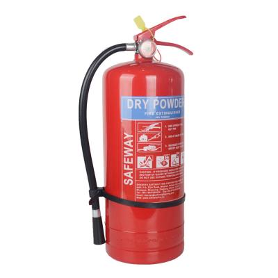 China SAFEWAY DC01 anerkanntes rotes bedienungsfreundliches CERS Feuerlöscher ABCs 6kg zu verkaufen