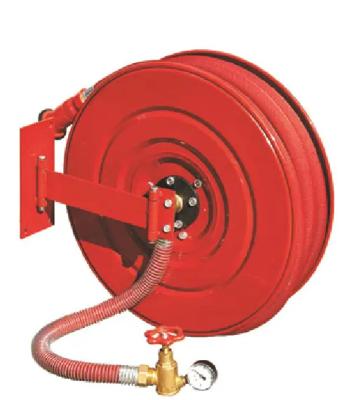 China Estante portátil de la manguera de bomberos de la presión de entrada del carrete 1.0Mpa de la manguera de bomberos con diversa capacidad en venta