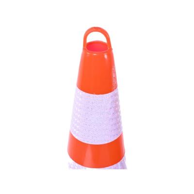 China Cono de la seguridad de tráfico del impermeable con la elevación baja cargada Ring Traffic Cone del PVC en venta