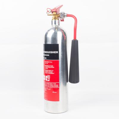 China Aluminium Cylinder Fire Extinguisher Carbon CO2 Bottle 2kg Portable for sale