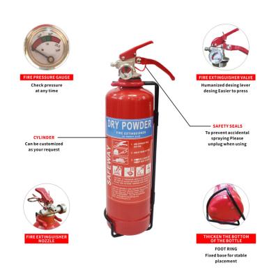 China 1KG ABC Fire Suppression System ST12 Dry Powder Fire Extinguisher for sale