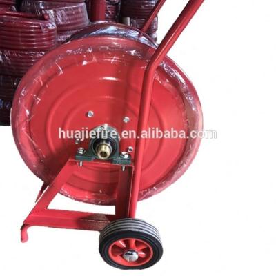 China Acero suave de Eopxy del fuego del agua de la manguera de la placa lateral manual roja del rodillo 525m m en venta