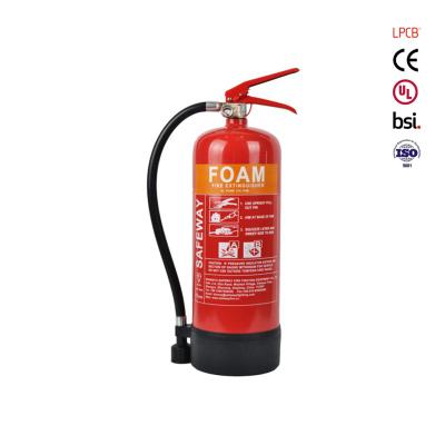 China Des Schaum-SWWF-06 Stahl-6kg Sicherheits-Schutz Patronen-des Feuerlöscher-6L zu verkaufen