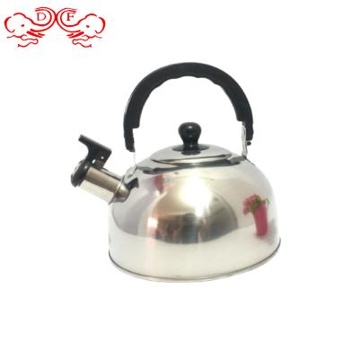 China DF Business House Water Kettle 3L Stainless Steel Flat Bottom Jug Induction Viable Wholesale Whistling Teapot Large Capacity for sale