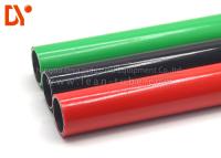 China Plastic Coated Lean Tube Anti Rust Round Shape Customer Size For Decoration for sale