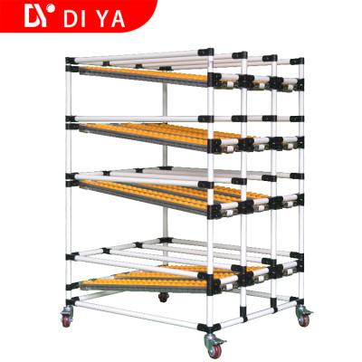 China Industrial Lean Pipe Racking System Shelf for sale