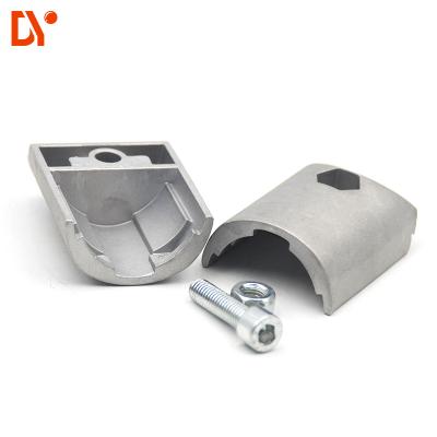 China Conector magro de aluminio del tubo para conectar la voladura de la oxidación del tubo de 28m m en venta