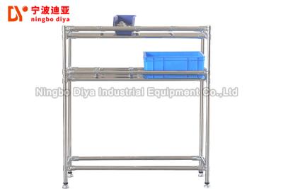 China Factory Stainless Steel Lean Tube Anti Static Workbench Customer Size for sale