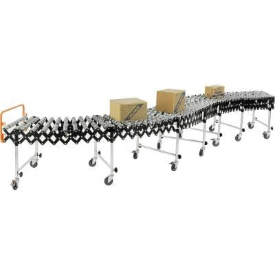 Cina Trasportatore estensibile di gravità di Skatewheel della catena di montaggio flessibile in vendita