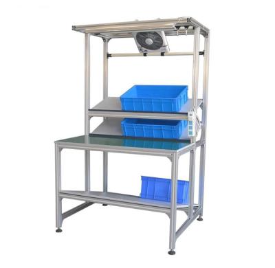 China Custom Aluminium Profile Workbench Esd Repair Bench Assembly Pipe Workbench for Assembly Line for sale