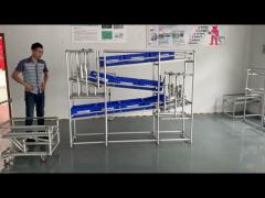 aluminum lean pipe rack for karakuri and kaizen system