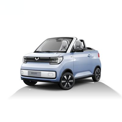 China New Energy Agents Recuriting Vehicles 288km 100km/h Convertible Car 26.5kWh 100% Wuling Regional Handmade Mini EV Electric Car Convertible for sale