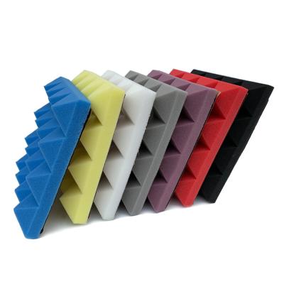 China Sound Absorption Highly Effective Popular Sound Insulation Panel Soundproof Pyramid Shape Acoustic Foam Panels for sale