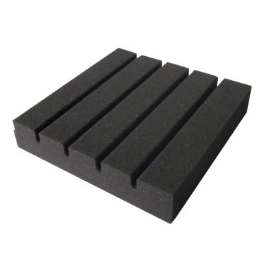 China Highly Effective Sound Absorption Custom Soundproof High Density Strip Shape Acoustic Foam Panels 2 Inches for sale