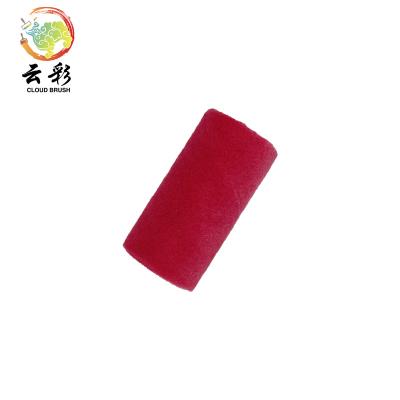 China Factory Material Wholesale High Quality European Wool Paint Brush Cover Style White Paint Roller Refill for sale