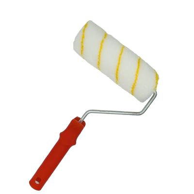 China White Polyester Refill Handle Paint Roller Polyester Woven Plastic Brush for sale