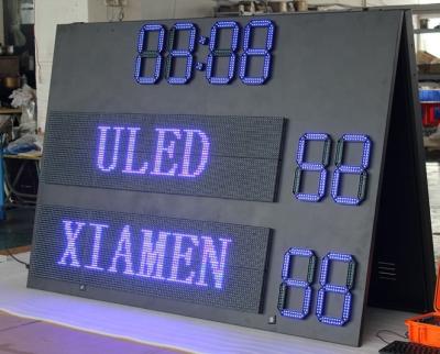 China Hot Sale Outdoor LED Wireless Rugby Scoreboard , Team Name Programmable for sale