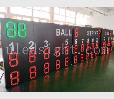 China Radio High Brightness Outdoor Baseball / Baseball Outdoor Scoreboard for sale