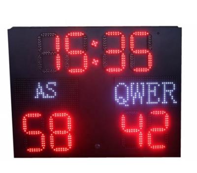 China Outdoor Wireless Outdoor LED Football Scoreboard for sale