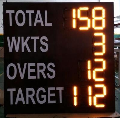 China Outdoor Cricket Score Use Electronic Scoreboard 9 Digit for sale