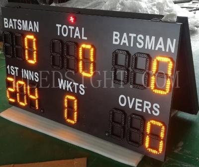 China Cricket Scoring Hot Sale! Wireless 15 Digit Outdoor LED Cricket Scoreboard for sale