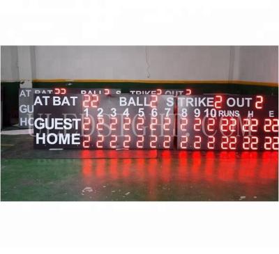 China Custom Outdoor Electronic Baseball Scoreboard Scoreboard for sale