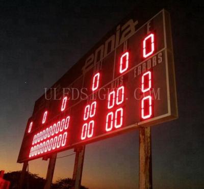 China Baseball Red Color Outdoor Electronic Baseball Scoreboard for sale