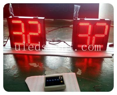 China Basketball Shot Clock Red Color Radio Communicate LED Shot Clock Outdoor Use for sale