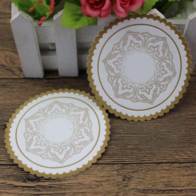 China Viable Factory Wholesale Cardboard Printing Round Paper Coaster Custom For Beer Beverage for sale