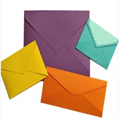 China Gift Envelope Custom Printed A5 Gift Card Envelope Size Colorful Special Paper High Quality Custom for sale