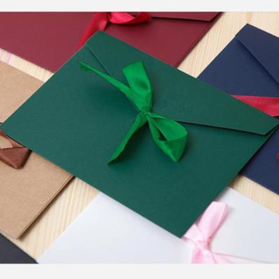 China Custom Gift Wrap Wrapping Paper Envelope Invitation Card Envelopes for sale