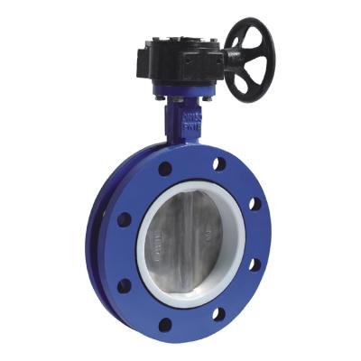 China Low Price 12inc General Window Dim Double Flange v2fs300gbn Butterfly Valve With Cheaper for sale