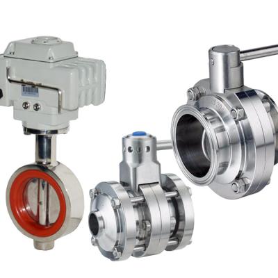 China Sanitary General Hot Selling Butterfly Valve With Wholesale Price for sale