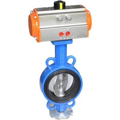 China Pneumatic Actuator General Chinese Solenoid Butterfly Valve Factory Cheap Price for sale