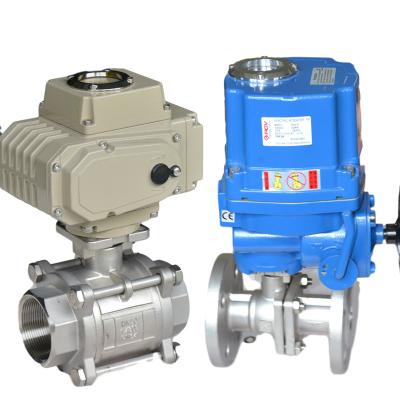 China General best price dn100 ss high pressure gas electric ball valve with factory direct sale for sale