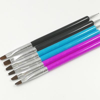 China 2021 DUAL NAIL Nail Dotting Pens Nail Art Gel UV Brushes Nail Equipment Kit for sale